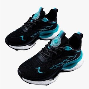 BRAND NEW Black & Teal Athletic Shoes - Women's Performance Sneakers